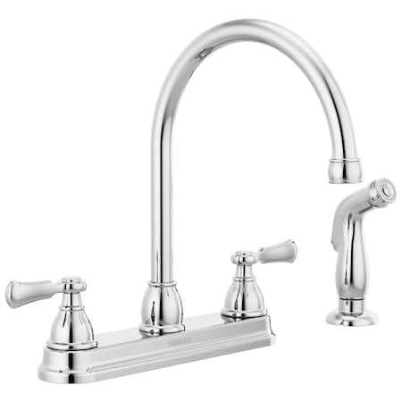 Peerless Elmhurst Two-Handle Kitchen Faucet With Spray P2865LF